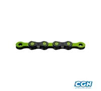 CHAINE VELO 12V. KMC DLC12 NOIR/VERT 126M ATTACHE RAPIDE - 4715575895796