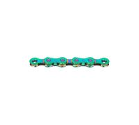Chaine velo 12v. kmc x12 aurora vert 126m attache rapide