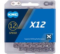 Chaîne Vélo KMC X12 Argent 126 Maillons 12 Vitesses Titane
