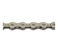 Shimano Chaîne de vélo 10 vitesses Route/VTT 138 maillons Gris Argent