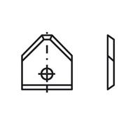 Chaîne vierge 30 16x17,5x2,0mm d=3,5mm R=45°mm T04F 10 pièces