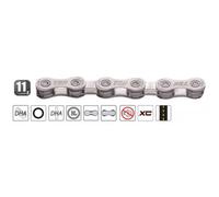 Yaban Chain Chaîne de vélo unisexe S11S2 11 vitesses Argenté 116 maillons Taille unique