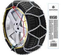 Chaînes À Neige 9 Mm Groupe 80 Homologuées Italie EN 16662-1 Montage Rapide