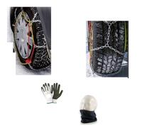 CHAÎNES À Neige DE Voiture pour PNEUS Roues CHAÎNE pour PNEUS 225/55R18 Cercle 18" (18833N) Paire DE CHAÎNES Losange 9MM APPROUVÉES UNI 11313: 2010 ET ONORM Compact Section D Link