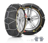 Chaînes À Neige Kit De 2pcs-Vevor-Conduite Sécuritaire, Accessoires D¿Urgence Pour Voitures, Camionnettes, Suv Et Camions-Argentées