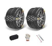 ChaîNes à Neige Pour Audi Q4 e-tron, Chaine Neige, ChaîNe AntidéRapante, Pour Boue Sable Neige Glace MontéE RéGlables Aux Pneus De 165mm - 265mm,Black-6pcs