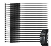 Chaînes à neige pour moto, ensemble de chaînes pour pneus de moto - Sangle de traction pour pneu dentelé brise-glace compatible,Chaînes à neige en nylon pour temps froid pour véhicules à deux Povanjer