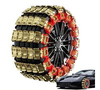 Chaînes à neige pour pneus de voiture, chaînes antidérapantes pour pneus de voiture | Chaînes de pneus Ice Grip - Chaîne de traction pour pneus de pluie SUV épaissie pour routes enneigées et glacées