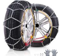 Chaînes à neige pour roues à neige de traction - 2 unités - 645/605 mm - Usage universel - optimisées pour la neige et la glace