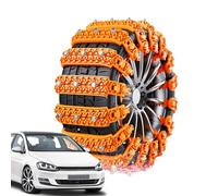Chaînes à neige réutilisables - Attache de câble antidérapante, chaîne de traction universelle réglable pour pneus de voiture, chaîne tout-terrain dans la neige, antidérapante pour SUV, voiture