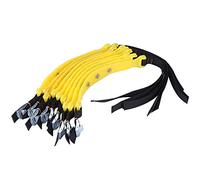 Chaînes à neige Track Grabber, 10 pièces 185-225mm Universel Basse Température Durabilité Clou En Alliage Rigide Réglable Tpu Anti Dérapant Ceinture De Pneu