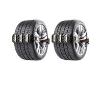 Chaînes à neige universelles for pneus de voiture, chaînes antidérapantes for pneus d'hiver, chaînes for roues de voiture for routes boueuses(Black 4pcs)