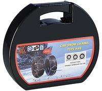 Chaînes à neige XL pour pneus 245/45 R18 avec boîte de transport [Lescars]