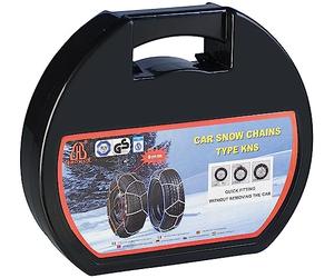 Chaînes à neige XL pour pneus 245/45 R18 avec boîte de transport [Lescars]