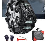 Chaînes à pneus pour voitures | Chaînes à neige universelles réglables pour pneus - Chaînes antidérapantes anti-glace pour pneus, adaptées aux routes de sable gelé