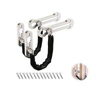 Chaînes à Verrouillage de Sécurité Porte Anti-vol de Verrou de Chaîne d'acier Inoxydable Chaîne de Garde de Loquet de Porte Chaîne de Porte Verrou de Sécurité pour Famille Hôtel Appartement 2 Pièces