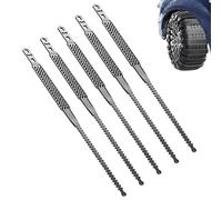 Chaînes Anti-neige Réutilisables, 5 Pièces De Chaînes Antidérapantes Pour Pneus De Voiture, Câbles De Traction Réutilisables, Pour Véhicule Automobile Scooter Berline Camion Conduite Voyage Sur Route