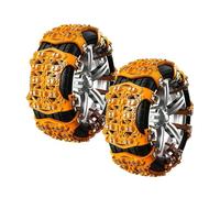Chaînes antidérapantes TPU améliorées pour le camion SUV de voiture TV ATV chaînes de neige universelles pour le sable de boue de neige de glace de voyage d'urgence TPU-YW-8PK