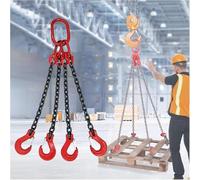 Chaînes de levage robustes en acier G80 Mn pour élingue de grue - Construction durable et durable pour un usage industriel, résistance et sécurité maximales