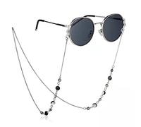 Chaînes de Lunettes pour Femmes Chaîne de Lunettes en Cristal Porte-sangle Lunettes de Soleil