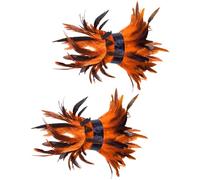 Chaînes de pied à plumes réglables pour costume d'Halloween, cosplay et spectacles de danse, Halloween, cheville en plumes pour femme, taille unique, Comme décrit