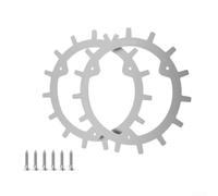 Chaînes de pneu à crampons en acier inoxydable pour Dreame A1 pour tondeuses robotiques Mova - Traction tout-terrain en acier inoxydable 210 mm