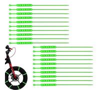 Chaînes de pneus à serrage rapide - 20 pièces - Corde de traction antidérapante en nylon - Sangles pour pneus neige et pneus d'hiver - Pour camion - Pour l'hiver - Ren route - Montagne - Moto