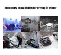 Chaînes de roue, chaînes à neige pour voiture, sangles de pneu d'urgence antidérapantes