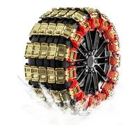 Chaînes De Traction À Neige Pour Voiture - Engrenage Métallique Universel Robuste, Installation D'urgence Sans Cric, Résistante À L'usure | Berline SUV MPV Tricycle Winter Road Trip Passage En Montagn