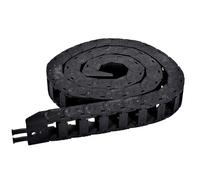 Chaînes de Transmission de 1M, câble de remorquage en plastique et Nylon, chaîne de traînée porte-fil for imprimante 3D, gravure CNC 15mm 18mm(Bending Radius 48mm,18x18 Semi closed)