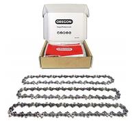 Chaînes de tronçonneuse - Oregon - Lot de 3 - 40 cm - Faible rebond - 57 maillons