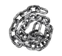 Chaînes d'Halloween - Chaînes effrayantes - 152 cm - En plastique - Décoration pour cimetière - Thème de prison - Intérieur et extérieur - Maison hantée