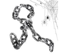 Chaînes d'Halloween polyvalentes, décoration artificielle, chaînes comme | 150 centimètres réalistes, accessoires et décorations, cimetière, maison effrayante, prison, ornement, article de décoration