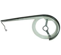 Chaînes écrans carter de chaîne Cambio 50 cm transparent noir Hesling