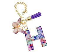 Chaînes en forme de tasse - Pendentif en forme de tasse avec papillon et pompon - Porte-clés moderne mignon et moderne pour sac à dos, bouteille d'eau, bijoux pour l'école, le travail, la salle de