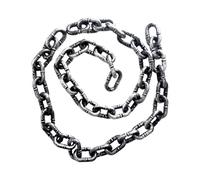 Chaînes Halloween | Accessoire Cosplay,1,5 Mètres Accessoires d'Halloween Faux et Réalistes pour Décoration de Cimetière Extérieur Maison Hantée Prison