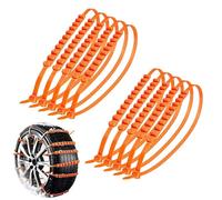 Chaînes Neige,Câbles De Sécurité 10 Pièces Pour Roues | Chaînes D'Adhérence Pour Pneus - Pour Temps Froid Routes Rurales Voyage Camping Conduite En Montagne Récupération Véhicule SUV