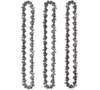 Chaînes pour élagueuse perche - PZCC - Lot de 3 - 10"" 25 cm - 40 maillons - Faible rebond - Faible vibration