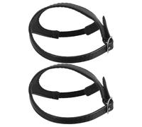Chaînette à Chaussures Détachable pour Talons Hauts, Réglable en PU Noir | Boucle à Dégagement Rapide, Design Autour Cheville, Usage Facile, pour Femmes, Maintien Élégant