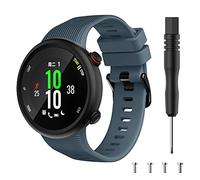 Chainfo Bracelet de montre compatible avec Garmin Forerunner 45 / Forerunner 45S / Swim 2, bracelet de rechange fin en silicone souple pour montre intelligente
