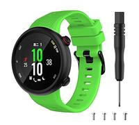 Chainfo Bracelet Montre Silicone Compatible avec Garmin Forerunner 45 / Forerunner 45S / Swim 2, Replacement Bande Bracelet Chaîne de Montre avec Fermoir en Métal Réglable (Pattern 12)