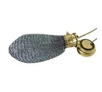 Chainmail Coin Purse - Vintage Metal Pouch, 1920s English Change Holder, Collectible Antique Style Accessory, Portable Silver Mesh Bag, Medieval Inspired Handheld Wallet for Women and Collectors