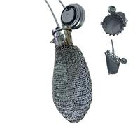 Chainmail Coin Purse - Vintage Metal Pouch, 1920s English Change Holder, Collectible Antique Style Accessory, Portable Silver Mesh Bag, Medieval Inspired Handheld Wallet for Women and Collectors