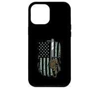 Chainsaw American Flag Funny Independence Day - Woodworker Coque pour iPhone 12 Pro Max