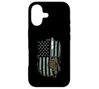 Chainsaw American Flag Funny Independence Day - Woodworker Coque pour iPhone 17