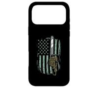 Chainsaw American Flag Funny Independence Day - Woodworker Coque pour iPhone 17 Pro Max