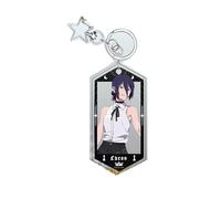 Chainsaw Anime Man Porte-clés en acrylique Makima Denji Hayakawa Aki Design Anneau de clés Charm de sac à dos Accessoire décoratif polyvalent pour sacs