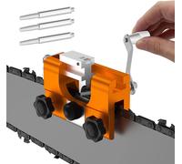 Chainsaw Chain Sharpening à manivelle portable, Outil Affûteur de Chaîne Tronçonneuse de Scie pour tous les types de Tronçonneuses électriques