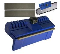 Chainsaw Guide Bar Rail Dresser, Steel Maintenance File Tool | Solid Rail Bar Dresser, Integrated Fixing And Grinding, Stable Angle Cutting Control, Quick Chain Alignment Design