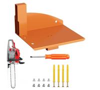 Chainsaw Holder, Heavy-Duty Power Tools Rack, Wall-Mounted Chainsaw Storage Mount, Strong Display Bracket, Compact Ideal for Garage, Workshop, and Garden Tool Organization